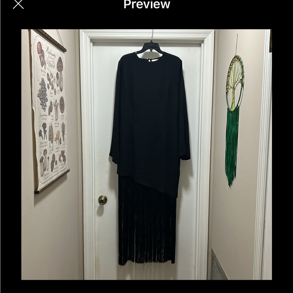 Francoise Fringe Maxi Dress